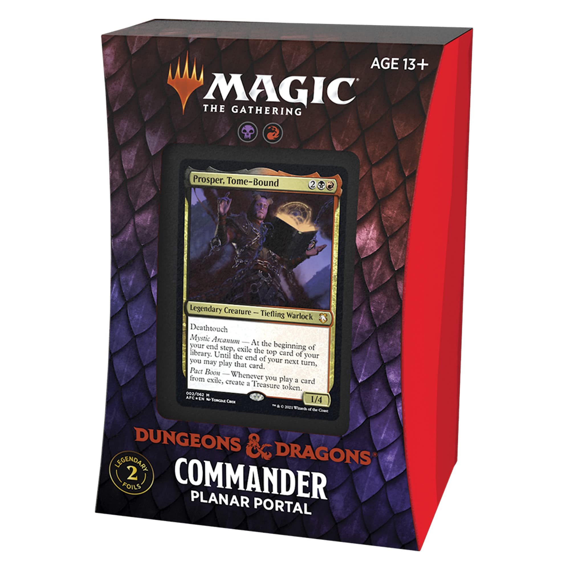 Magic: The Gathering Adventures in The Forgotten Realms Commander Deck – Planar Portal (Red-Black) - Image 7