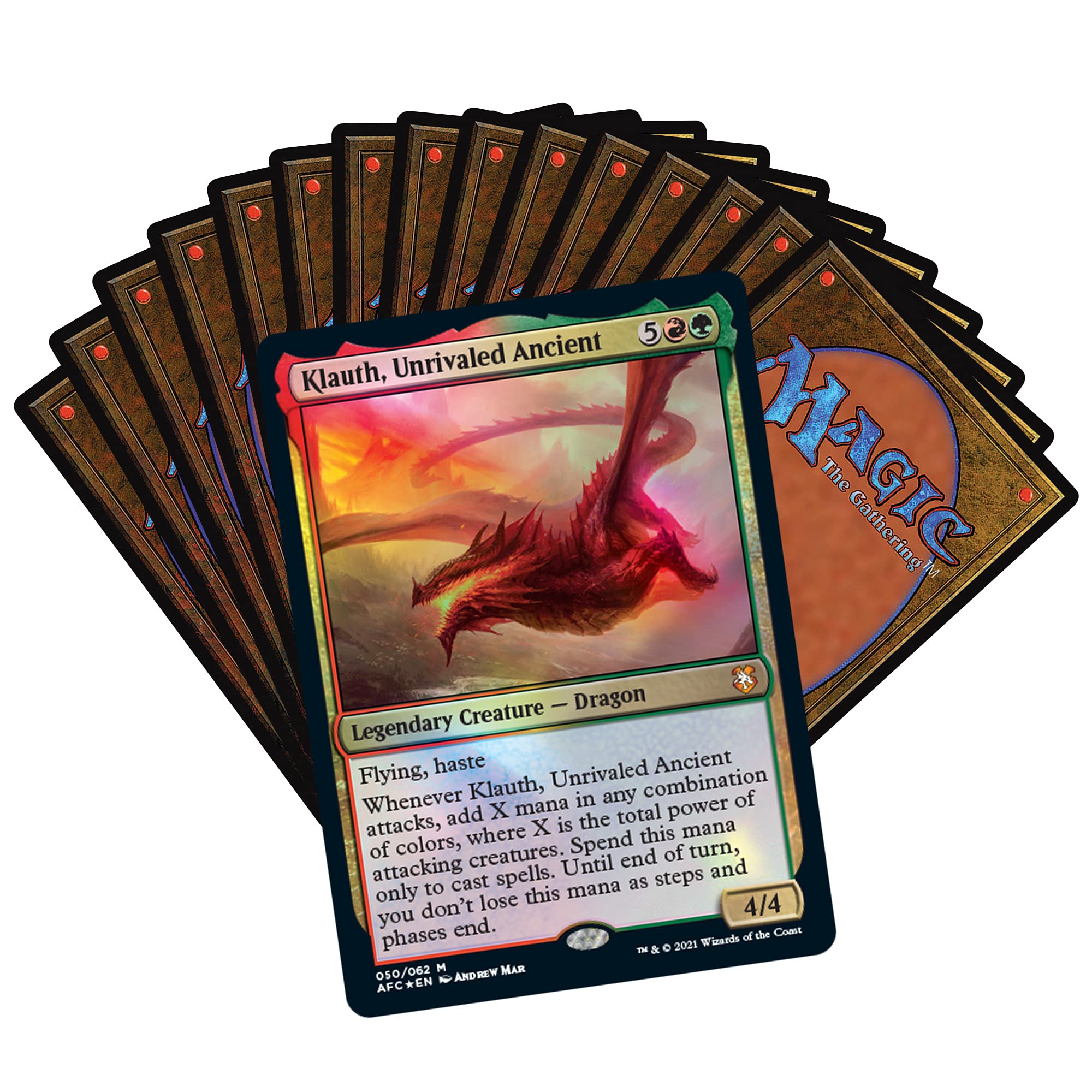 Magic: The Gathering Adventures in The Forgotten Realms Commander Deck – Draconic Rage (Red-Green) - Image 4