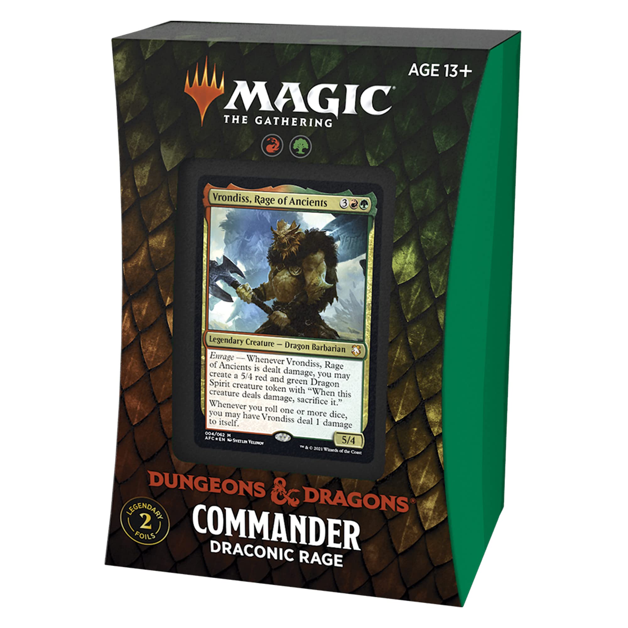 Magic: The Gathering Adventures in The Forgotten Realms Commander Deck – Draconic Rage (Red-Green) - Image 7