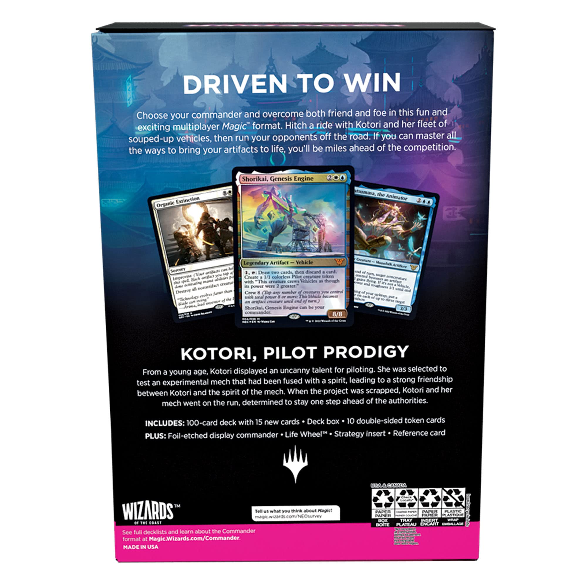 Magic: The Gathering Kamigawa: Neon Dynasty Commander Deck – Buckle Up (White-Blue) - Image 7