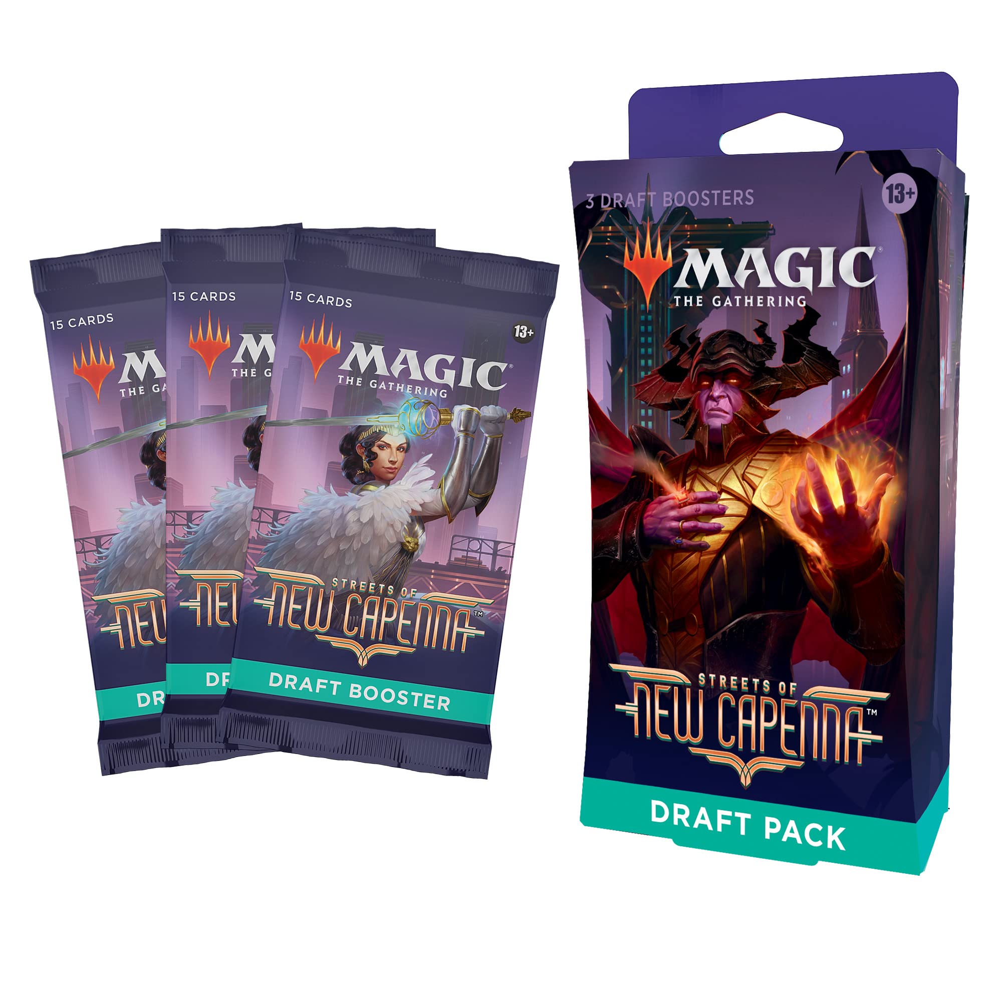Magic: The Gathering Streets of New Capenna 3-Booster Draft Pack | 45 Magic Cards - Image 5