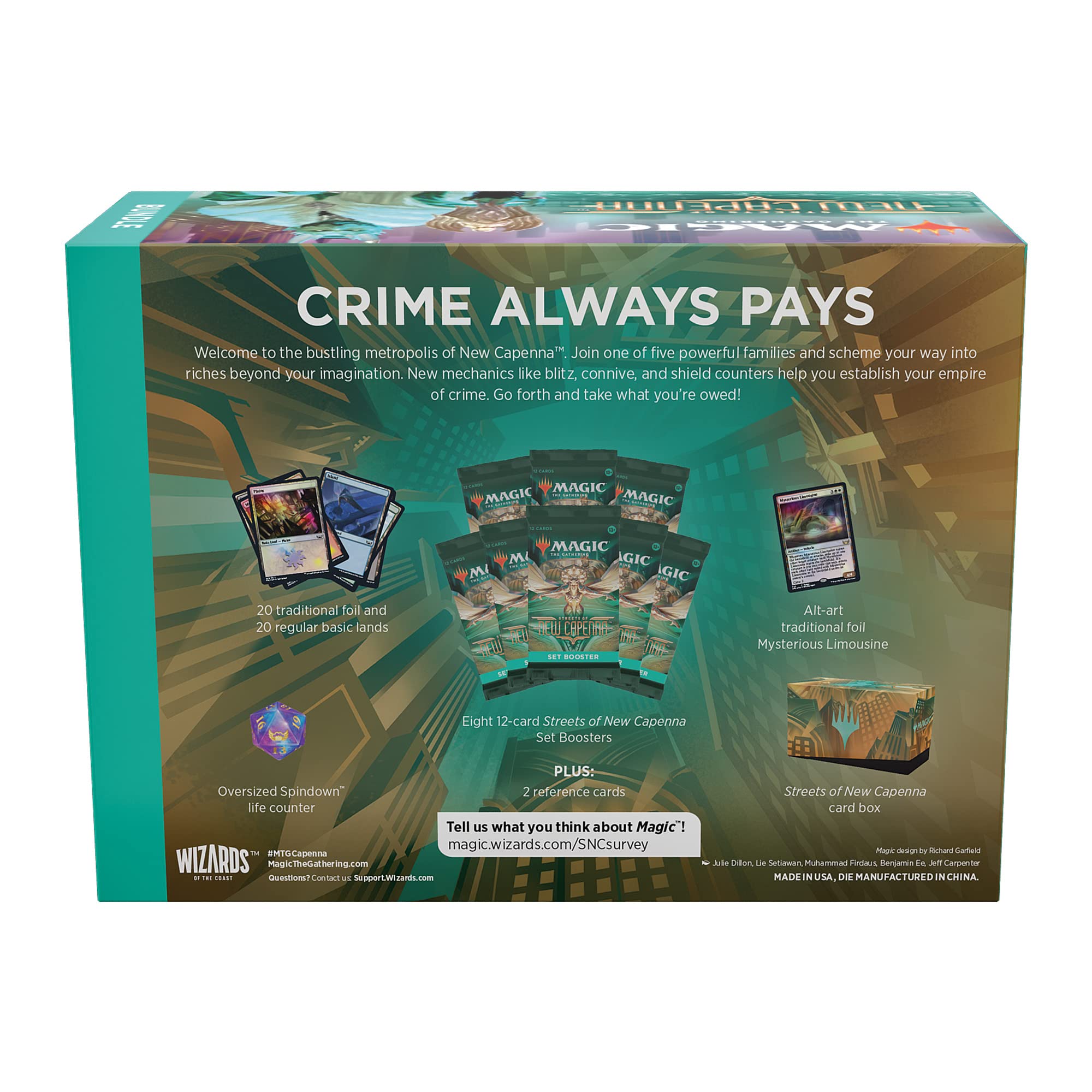 Magic The Gathering Streets of New Capenna Bundle | 8 Set Boosters + Accessories - Image 3