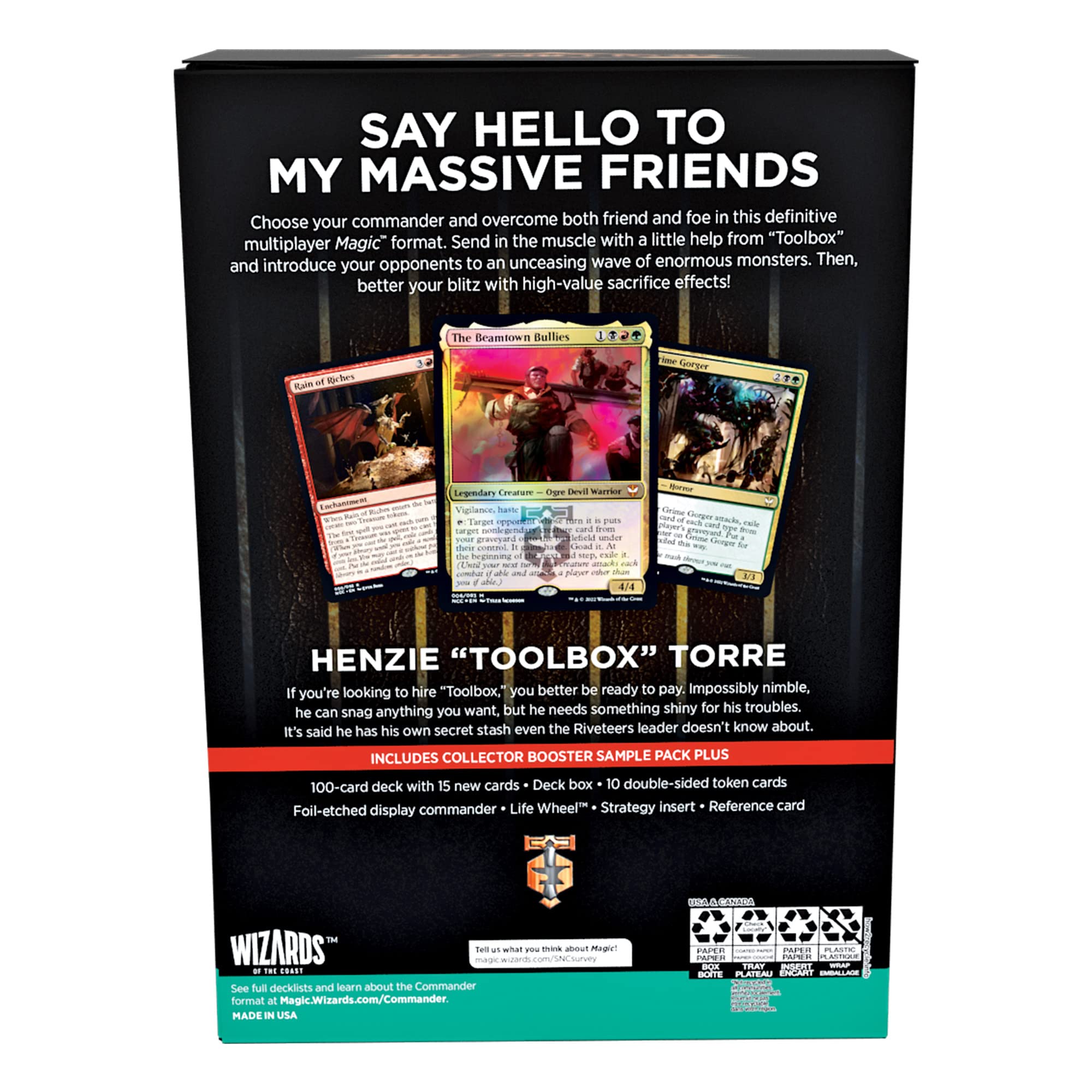 Magic: The Gathering Streets of New Capenna Commander Deck – Riveteers Rampage + Collector Booster Sample Pack - Image 7