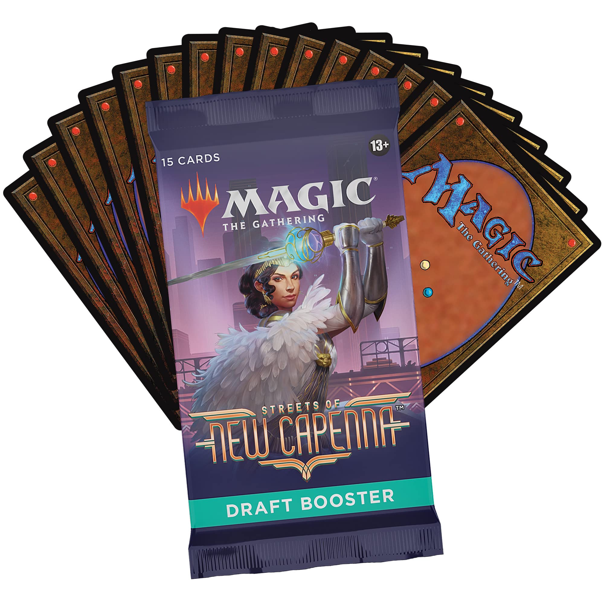 Magic: The Gathering Streets of New Capenna Draft Booster Box | 36 Packs + 1 Box Topper (541 Magic Cards) - Image 4