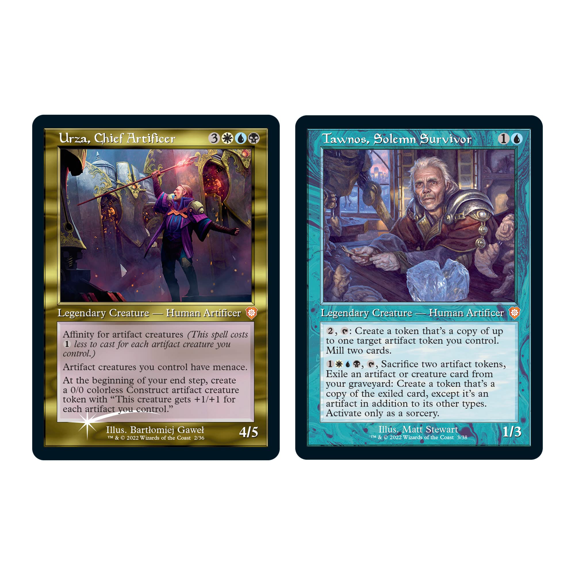 Magic: The Gathering The Brothers’ War Retro-Frame Commander Deck - Urza's Iron Alliance (White-Blue-Black) + Collector Booster Sample Pack - Image 3
