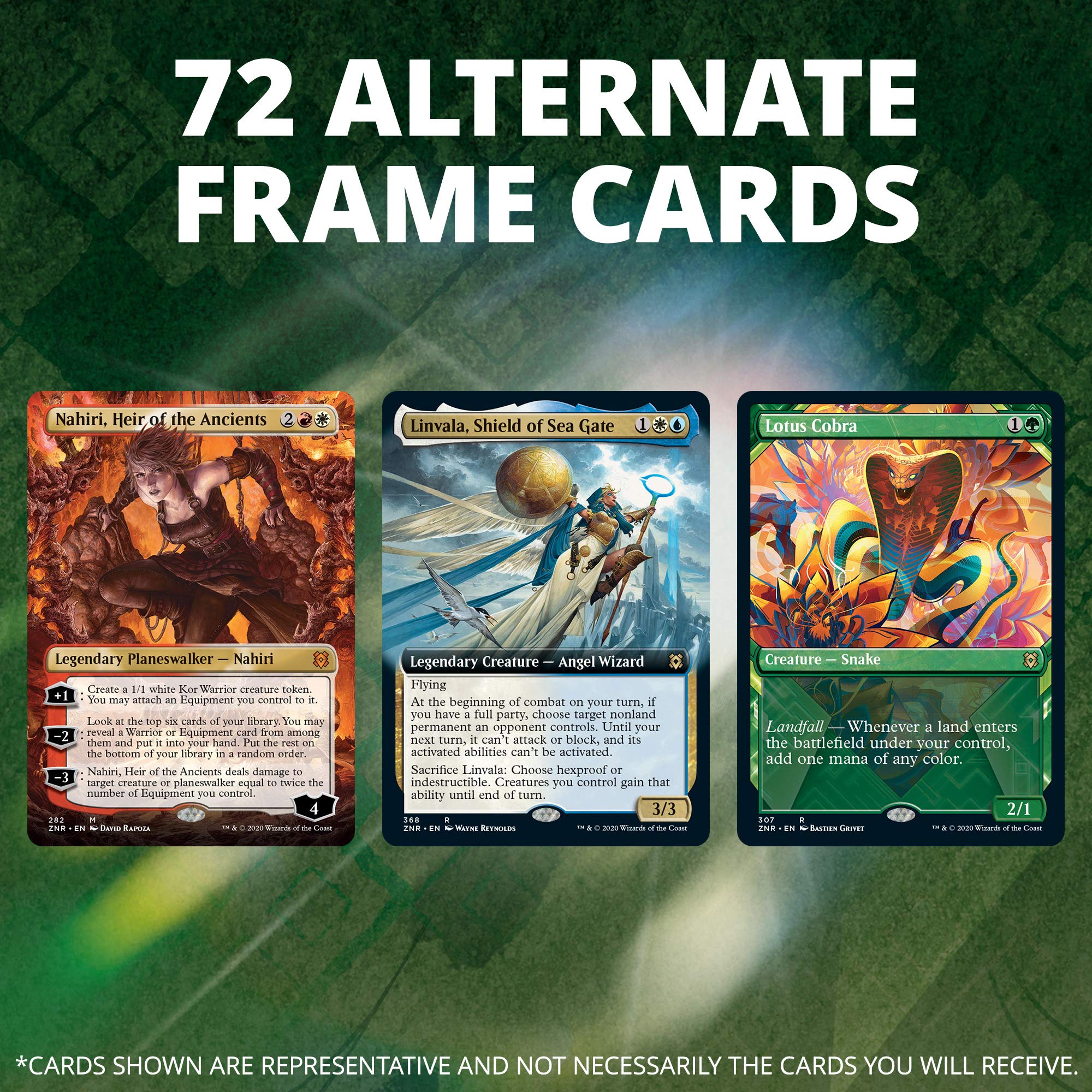 Magic: The Gathering Zendikar Rising Collector Booster Box | 12 Packs (180 Cards) + 2 Box Toppers | 132+ Foils | 48 Rares | 72 Alternate Frame Cards - Image 5
